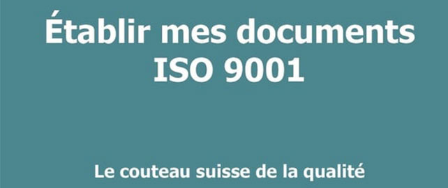 Établir mes documents ISO 9001 