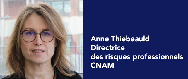 Anne Thiebauld est la nouvelle directrice des risques professionnels de la CNAM