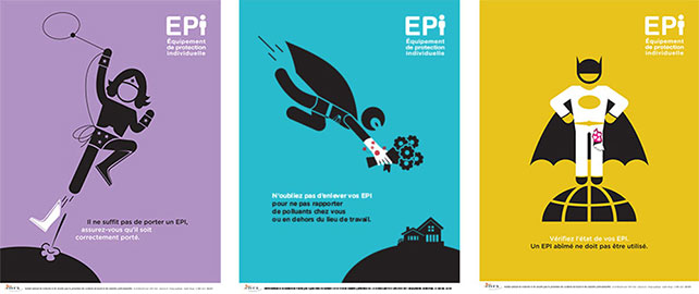 Nouvelle campagne d'affiches sur le port des EPI - EPI