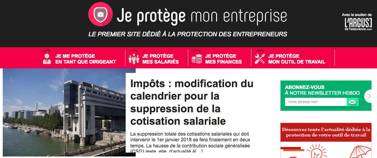 Un site d'informations dédié à la protection des entreprises 